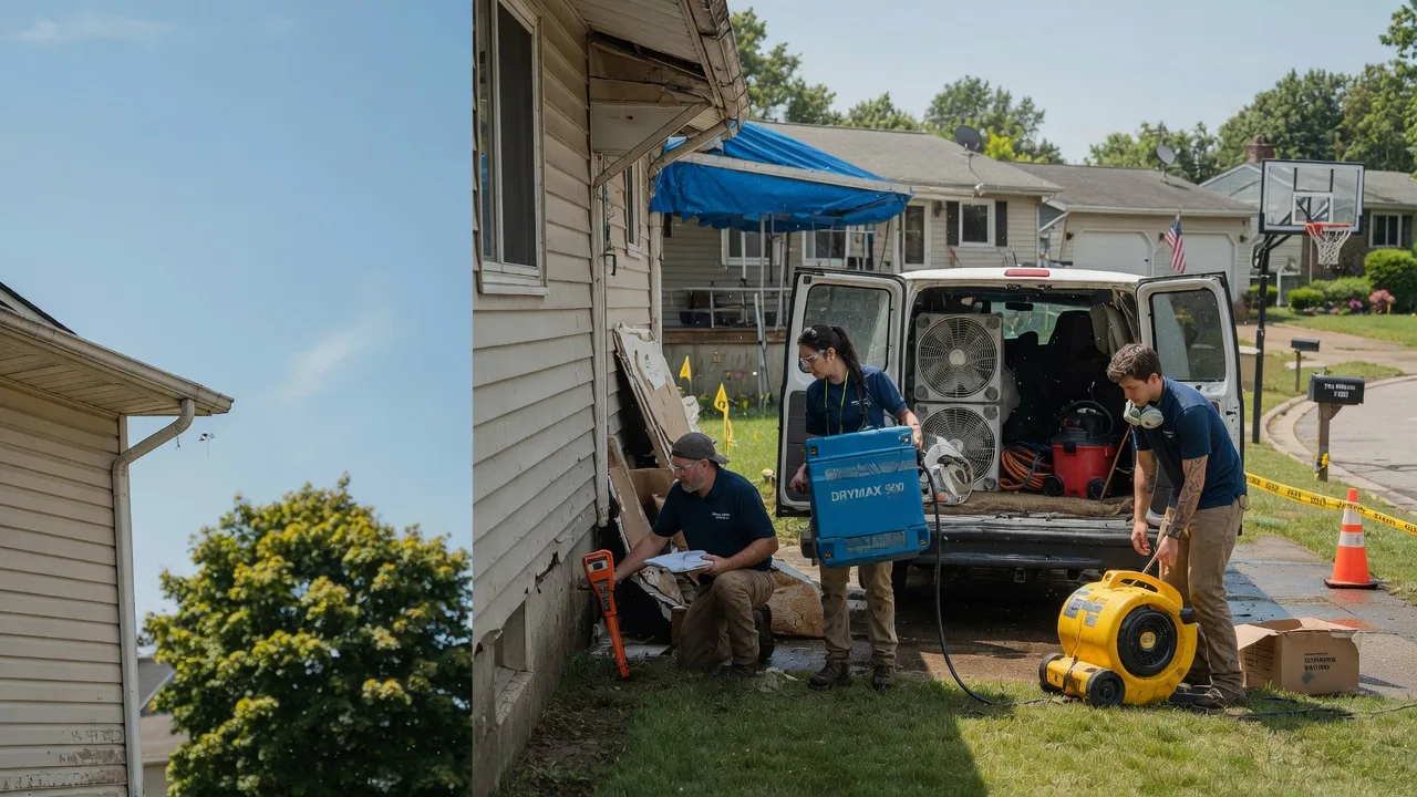 Ceiling Leak Cleanup in East Hartford, CT near me